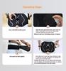 Gel-Free EMS Hip Sculptor,Hip Lift Trainer with Auto-Adhesion, Wireless Buttock Massage plasticity for Home Gym & Sensitive Skin