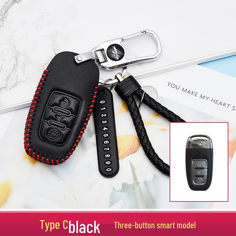 2020 Model Enhanced Car Key Case and Keychain