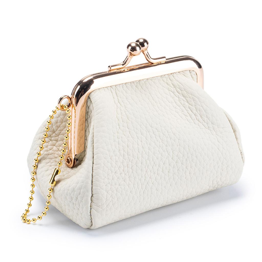 Women's Coin Purse Creative Storage Mouth Gold Bag Japanese Style Small Coin Purse Cowhide Mouth Gold Bag