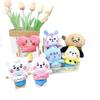 Cute Cartoon Pool Party Plush Toy Keychain - Children's Pendant Gift
