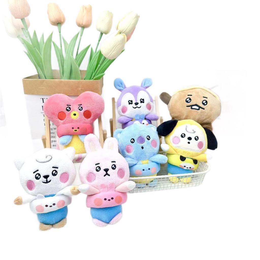 Cute Cartoon Pool Party Plush Toy Keychain - Children's Pendant Gift