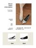 2025 Autumn Silver Rhinestone Pointed Toe Low-Cut Women's Shoes - 5CM Hidden Heel, Comfortable Fit