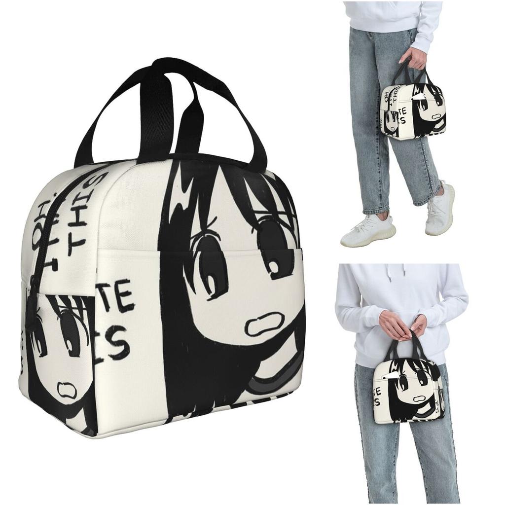 Azumanga Daioh Anime Osaka Ayumu Kasuga Insulated Lunch Bag for Women Kids Portable Food Boxes Thermal Lunch Box Tote