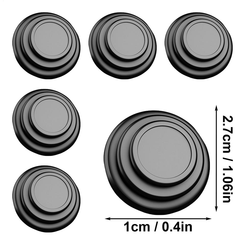 

8 шт. Силиконовые противоударные накладки на двери автомобиля Самоклеящиеся наклейки Звукоизоляционная прокладка для закрытия двери Бесшумный демпфер Автомобильные аксессуары чёрный