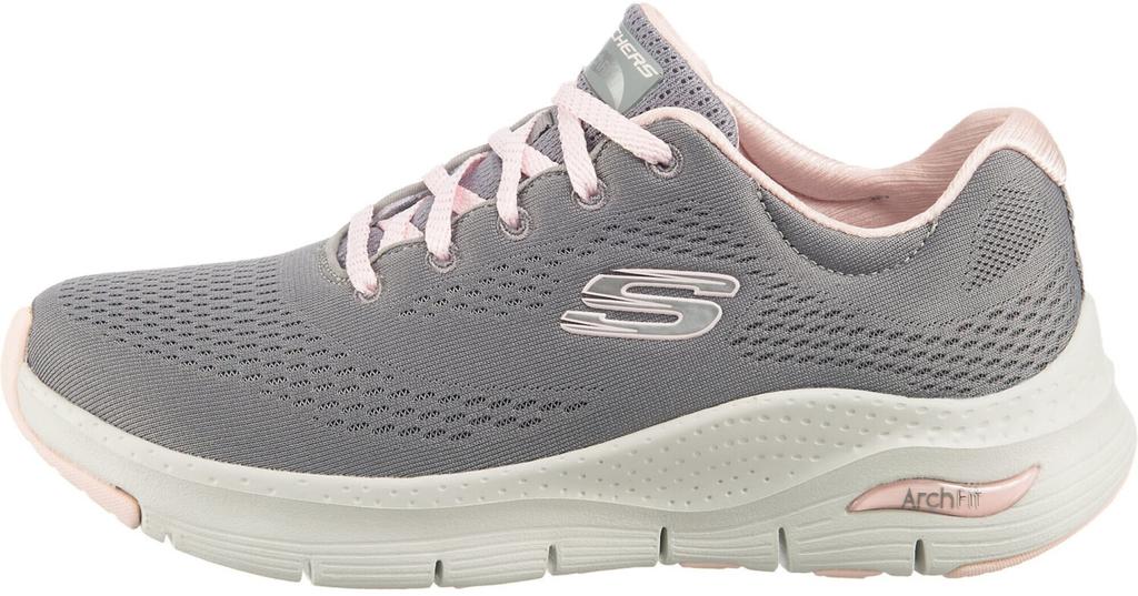 Женские кроссовки Skechers Arch Fit - Big Appeal серый/розовый