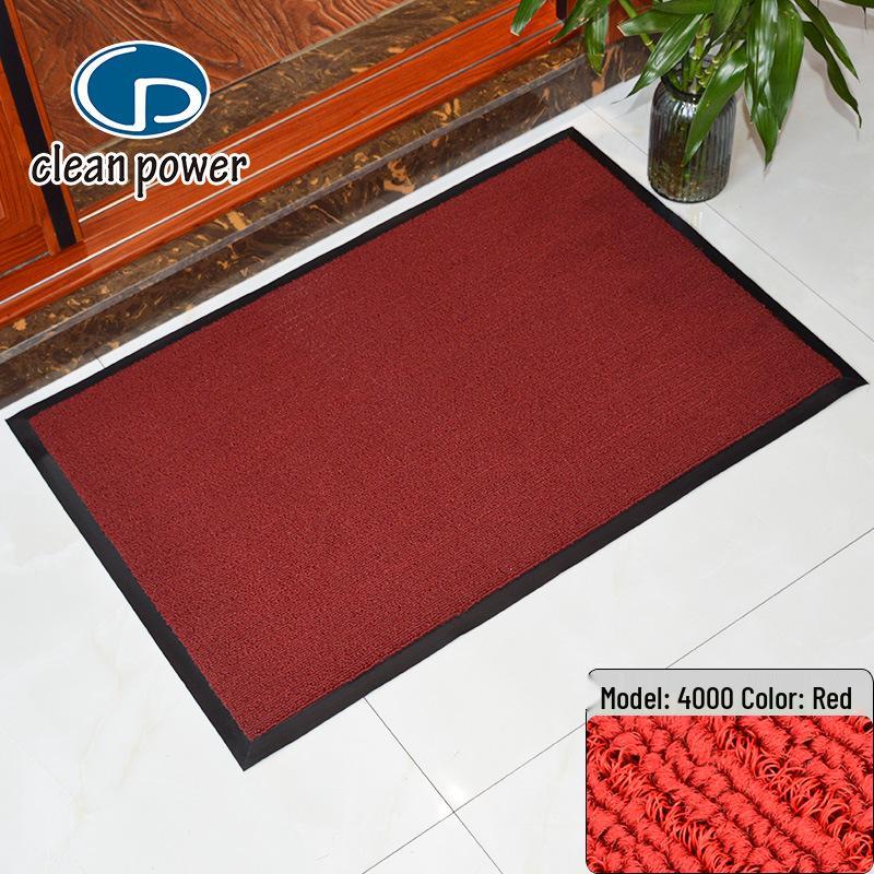 

Gray Anti-Slip Water-Absorbing Welcome Doormat 50x80 вино красного
