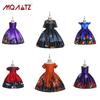 European and American Children's Formal Halloween Pumpkin Witch Cosplay Costume for Girls