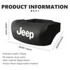 Car Seat Headrest Leather Neck Pillow Head Support Car Interior Accessories For Jeep Compass Renegade Cherokee Wrangler JK AKN1