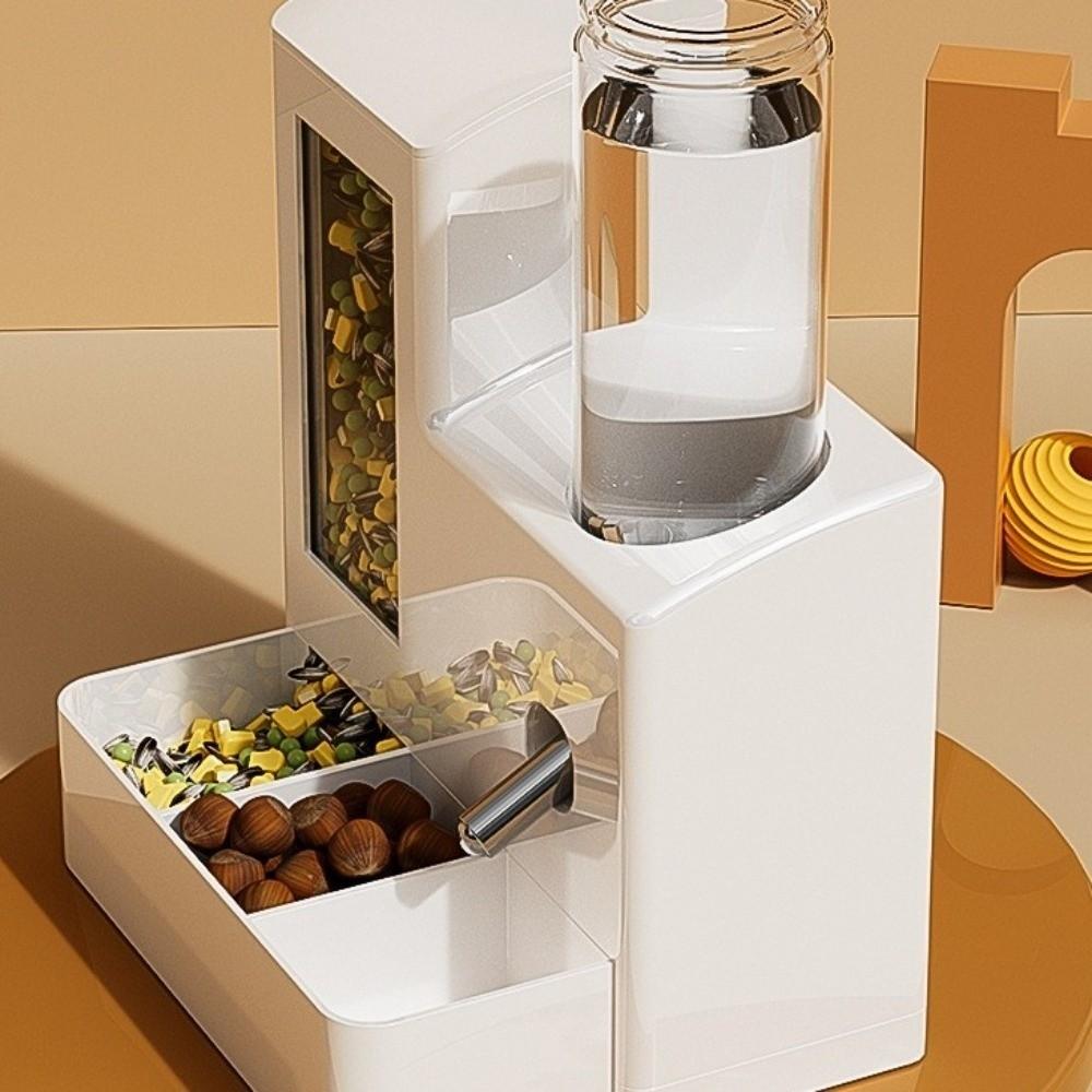Large Capacity Hamster Water Bottle No Drip Food Water Dispenser Pet Water Kettle for Rat Rabbit