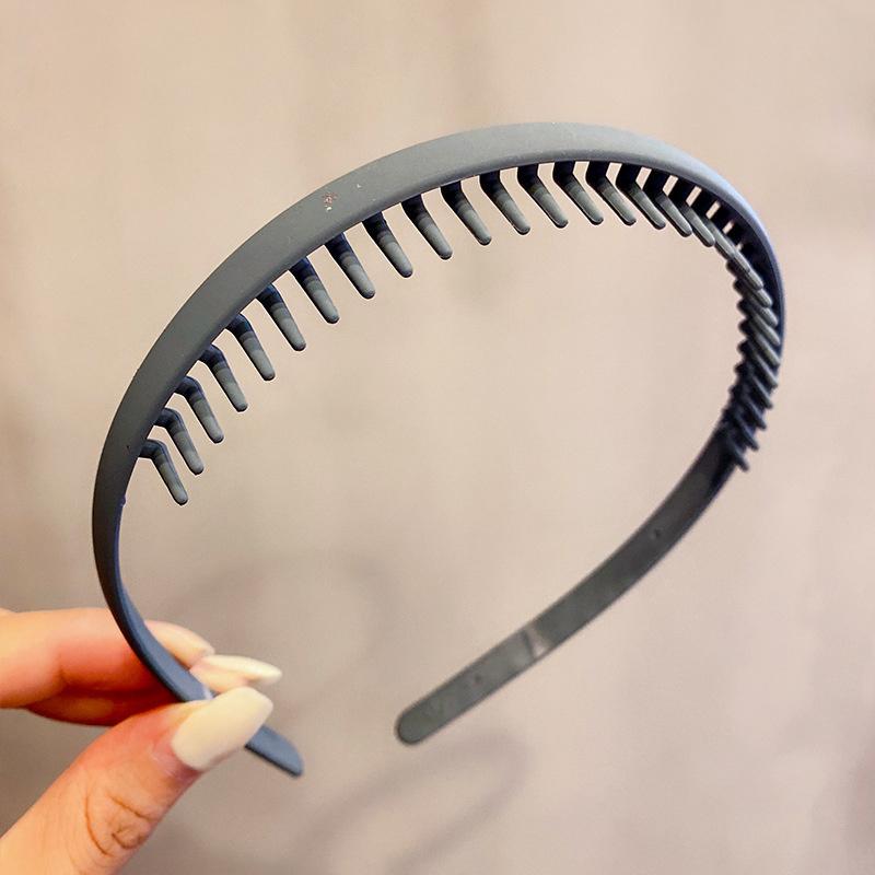 Korea Mode Lange Zahn Haarbänder Für Frauen Nicht Slip Haar Kämme Einfarbig Geometrische Lünette Femme Haar Zubehör Mädchen