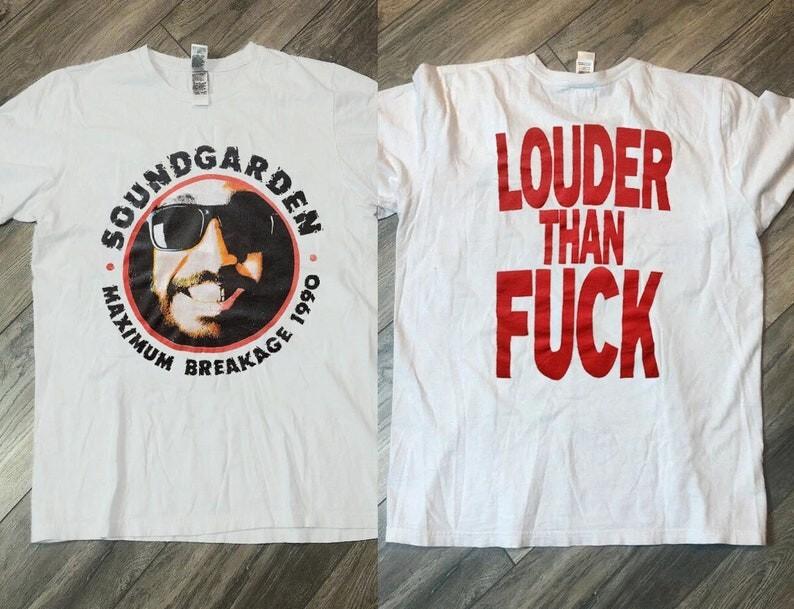 Soundgarden Maximum Breakage 1990 T-Shirt Soundgarden Louder Than Love Shirt S