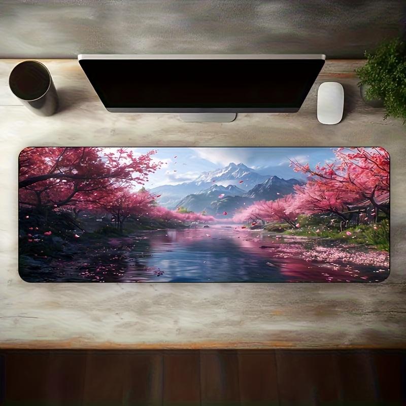 Modern Desk Setup Mouse Pad Gaming Cloth Surface Non Slip Rubber Base PC Laptop Keyboard Desk Mat