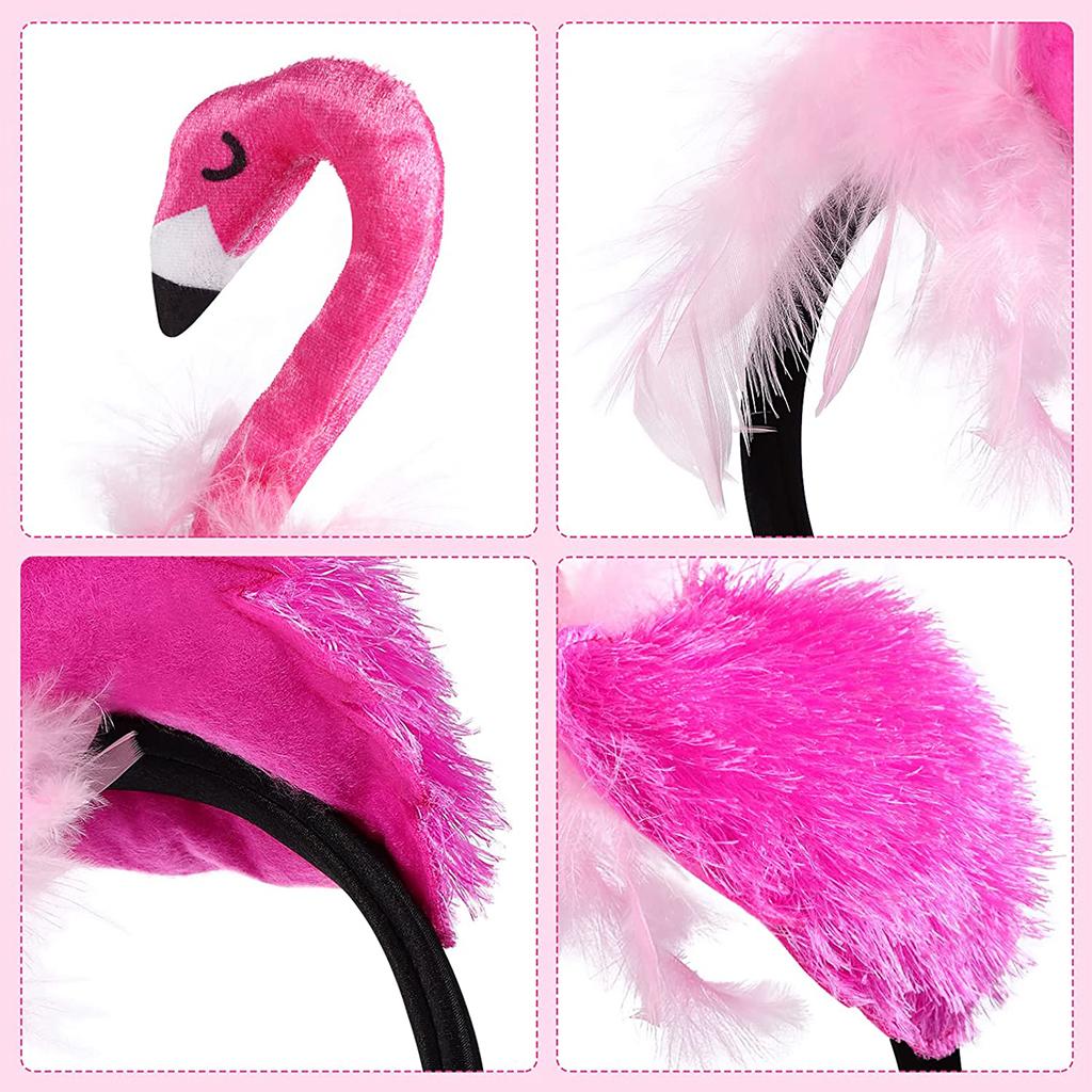 Cartoon Flamingo Headband, Decoration hoops Hair Accessories Headdress for Girls Teens Women Party