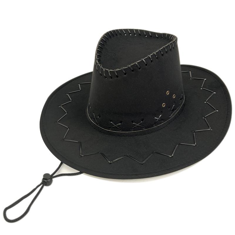 Vintage Style Western Cowboy Hat For Men With Breathable Sunshade For Summer Activities