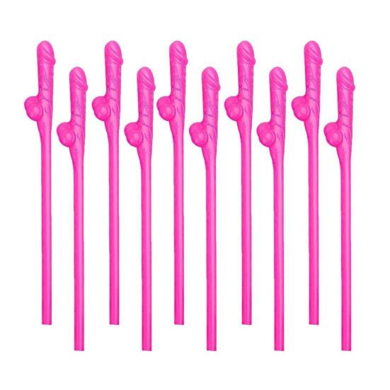 10/20Pcs Bachelorette Party Willy Straws Funny Drinking Straws for Girls Night Out Reusable Food Grade Plastic Straws Party Home Bar Accessories