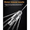 Stainless Steel High Pressure Nozzle Replacement Fast Connect Metal Pipe Cleaning Nozzle For Deep Cleaning Enduring