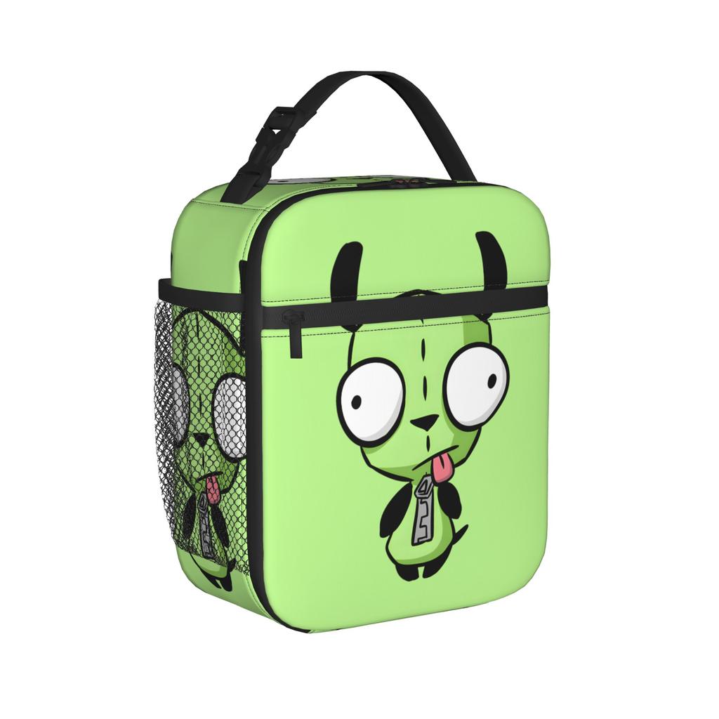 Invaders Zims Thermal Insulated Lunch Bags for Office Reusable Food Bag Thermal Cooler Lunch Boxes