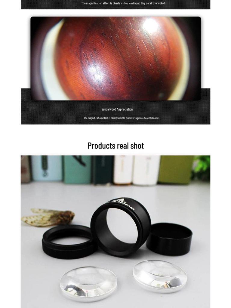 High-Power Handheld Magnifying Glass Set for Jewelry and Reading