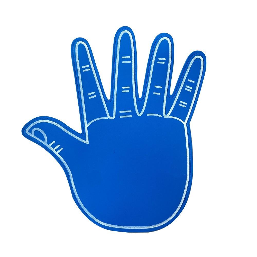 

2 шт. Портативные большие перчатки Разноцветные пальцы Вечеринка Игрушки Забавный реквизит для чирлидеров Перчатка Сувенир для вечеринки синий