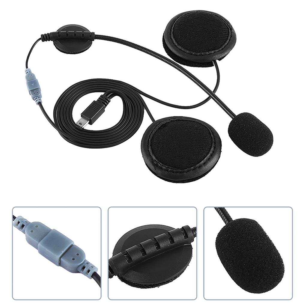 Accessories Bluetooth Headset Headphone Microphone For V8 Motorcycle Helmet Intercom