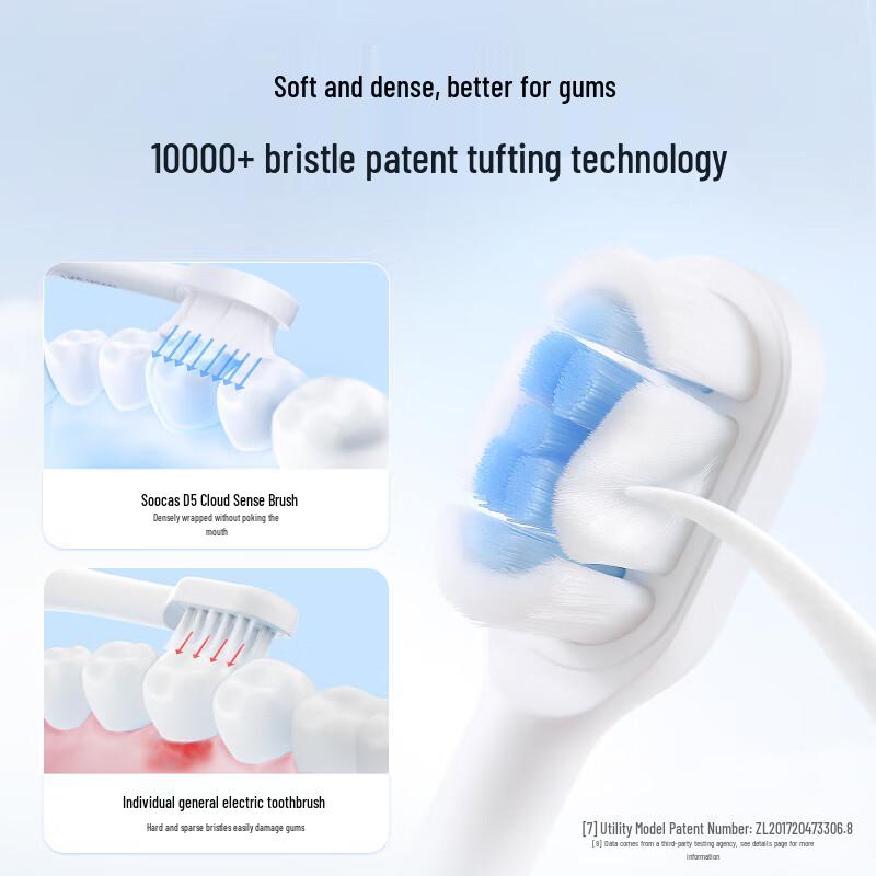 SOOCAS D5 Cloud Sonic Electric Toothbrush Gift Set