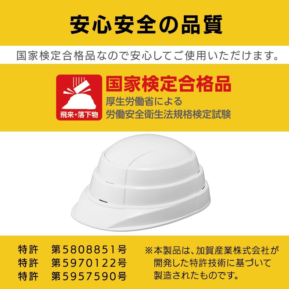 Iris Ohyama Foldable Disaster Relief Helmet, 5cm Thin, Compact, Emergency Supplies, Evacuation Use, HM-O1 White