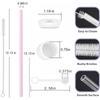 11Pcs Accessories Set for Stanley Cup Silicone Spill Proof Stopper Straw Cover Cap Reusable Straw 1 Cleaning Brush 40oz 30oz Cup Holders 5