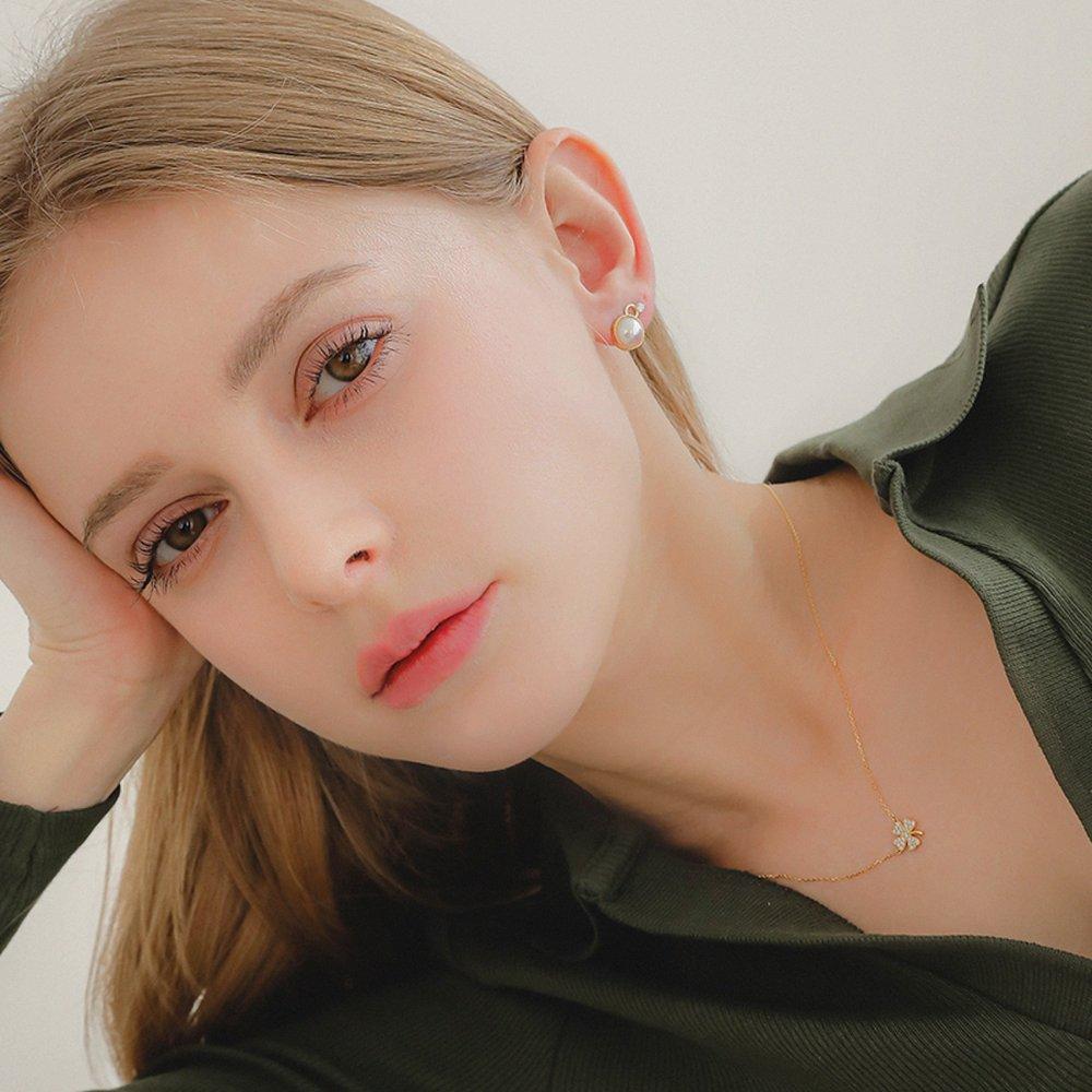 J.Lauren Gold Four-Leaf Clover Necklace N01010