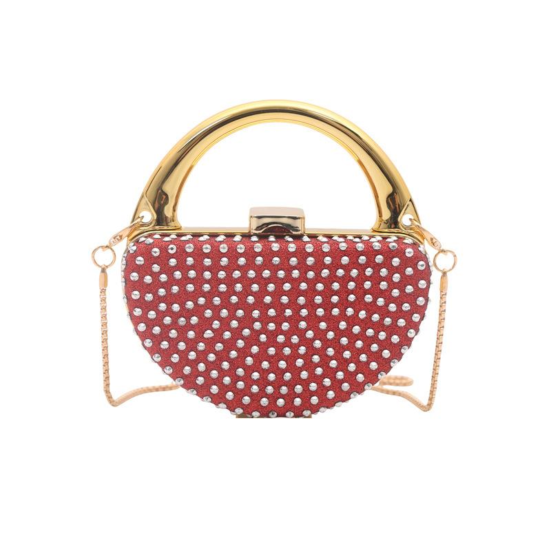 Mini Hollow out Crossbody Decorative Wallet Lock Buckle Hard Acrylic Daily Match Small Bag New 2026 Trendy Small Purse