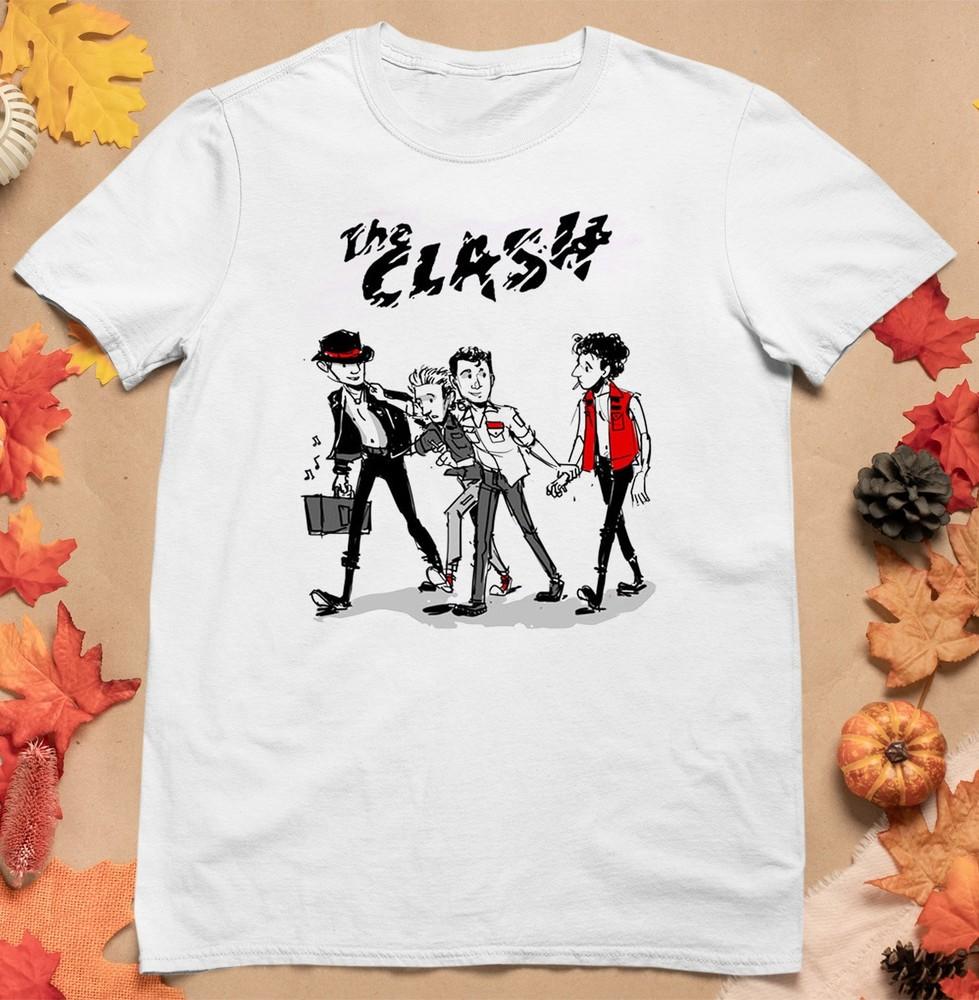 VTG The Clash band Shirt Unisex Concert S to 5XL BO456 Unisex T-Shirt