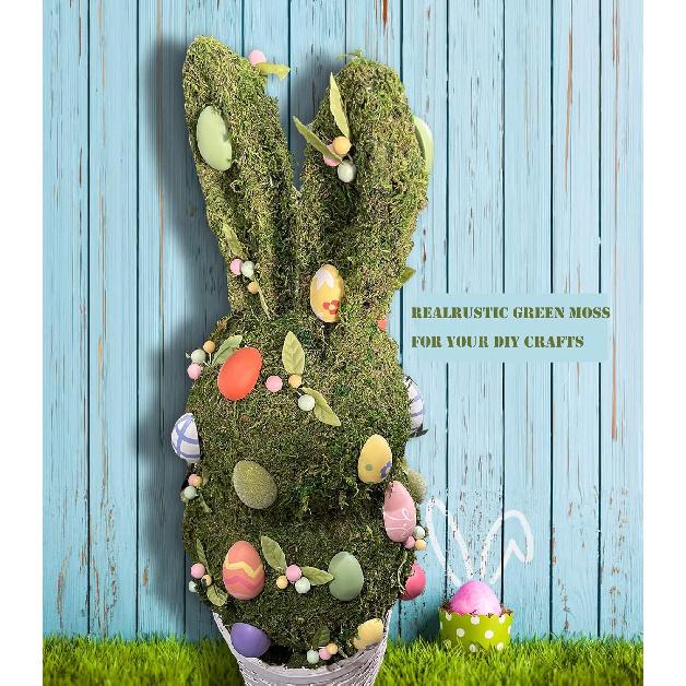 18 OZ Artificial Moss for Potted Plants & Fake Plants - Faux Decorative Moss for Planters & Craft