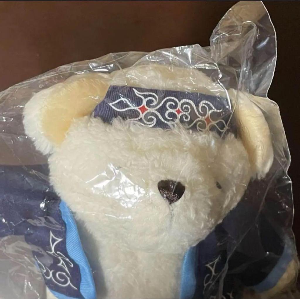 [USED] Ainu Bear Teddy Bear Ciel JR Tower Hotel Nikko Sapporo
