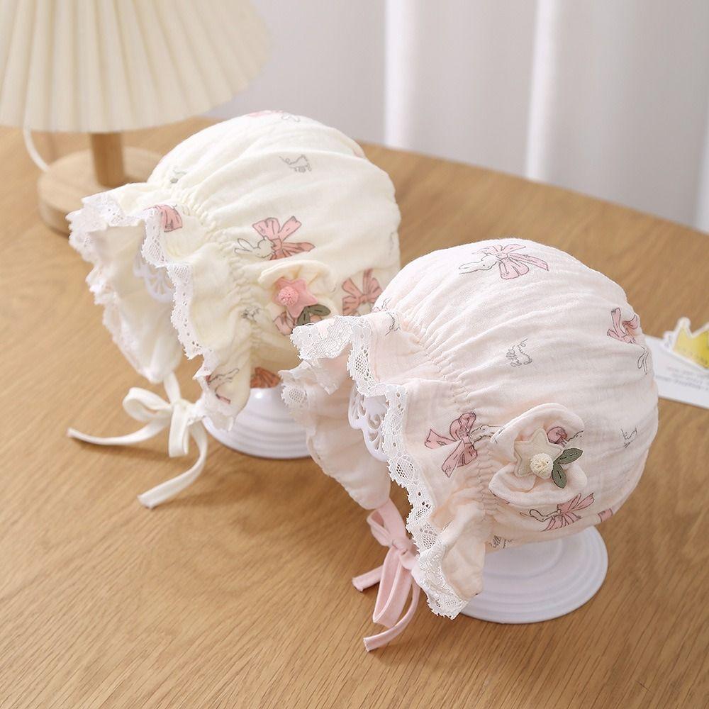 Breathable Baby Girl  Bonnet 0-12M Fisherman Hat 2025 Baby Sun Hat  Spring Autumn