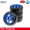 4PCS RC On-Road Tires Wheels 17mm Hex for 1/8 Arrma Limitless Infraction Felony ZD Racing HongNor Upgrade Parts