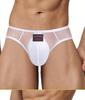 Damen Erotischer Deep V Po-Hebender Tanga mit Transparentem Mesh-Design