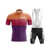 Mens Cycling Jersey Set Breathable Quick-Dry Short Sleeve Bike Sportwear Fit Comfortable