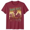 Retro Desert Cactus Unisex T Shirt Southwest Boho Plant Lover Unisexs Unisexs Tee