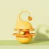 Interactive Tumbler Cat Toy Funny Puzzle Cat Food Dispenser with Fluffy Ball And Bell Self Play Kitten Enrichment Toy for Indoor Cats