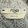 Fendi Made In Italy Silk Blend Long Sleeve Short Turtleneck Sweater Knit Women Used