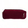 Cosmetic Storage Bag, Red Cotton, Can Store Eyebrow Pencil, Makeup Brush, Eyeliner Pencil, Lipstick