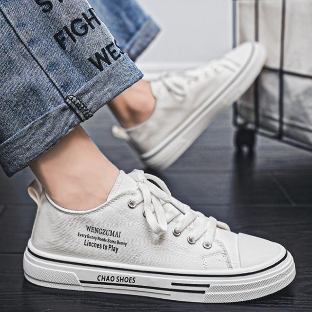 2025 Spring Breathable and Versatile Student Classic Cloth Shoes, Casual Canvas Shoes, Youth New Flat Sports Board Shoes