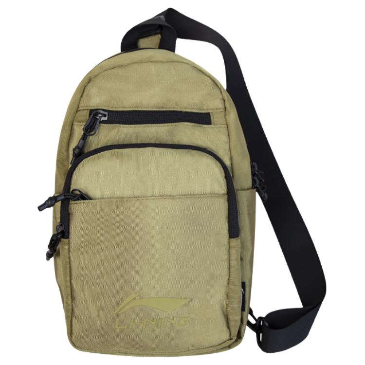 

Новая полиэстеровая наплечная сумка LiNing, сумка через плечо, сумка-слинг, обычная, унисекс, коричневая ABDS261-3000 17.5*8.9*30.0CM