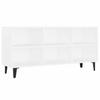TV Cabinet with Metal Legs White 103.5 x 30 x 50 cm