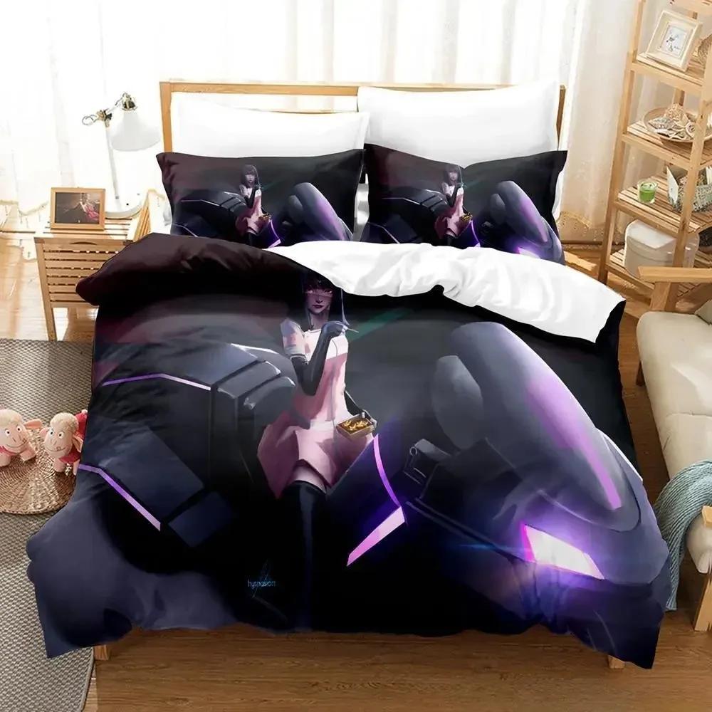 New Akudama Drive Bedding Set Cartoon Anime three-piece set Adult Kid Bedroom Duvet cover Sets 3D Kawaii Girls For Home Textiles