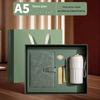 Custom A5 Notebook Gift Set - Holiday or Graduation Souvenir with Personalized Logo for Corporate or Business Gifting