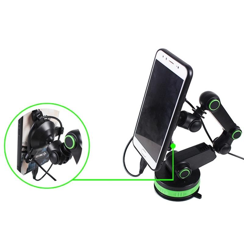 

Adjustable Car GPS Windshield Dashboard Magnetic Sucker Mobile Phone Mount Holder Bracket for 4-6 inch Phone Green
