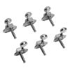 6Pcs Guitar String Tuning Peg Metal Tuner Key Machine Head Set Kit for Acoustic Electric Silver