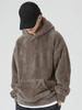 Men's Trendy Coral Fleece Hoodie: Casual, Loose-Fit, Autumn-Winter Fashion Jacket