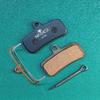 1set Metal 4-piston Hydraulic Brake Pads Mountain Bike Brake Pads  Electric Scooter Oil Accessories