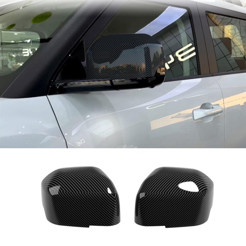 LHD For BYD Shark 6 2024 2025 ABS Car Exterior  Rearview Side Mirror Cover Wing Cap Exterior Door Rear View Trim Car Accessories